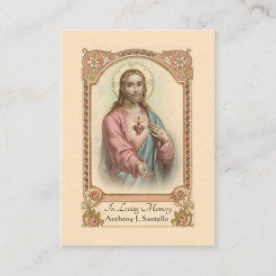 Tarjeta Sagrada de la Oración de la Oración del Fu