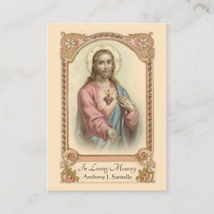 Tarjeta Sagrada de la Oración de la Oración del Fu