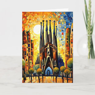 Tarjeta Sagrada iluminada por el sol