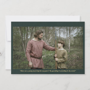 Tarjeta Sagrada Vratislaus con Wenceslao