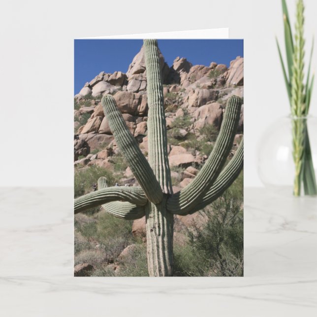 Tarjeta Saguaro Cactus Notecard (Anverso)
