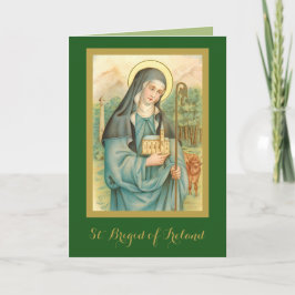 Tarjeta Saint Brigid de Irlanda (M 014)