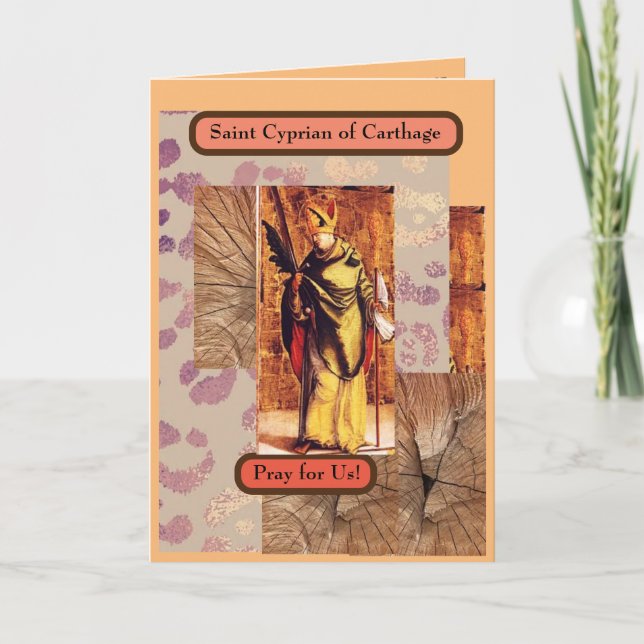 Tarjeta SAINT CHIPRIAN DE CARTHAGE Card (Anverso)