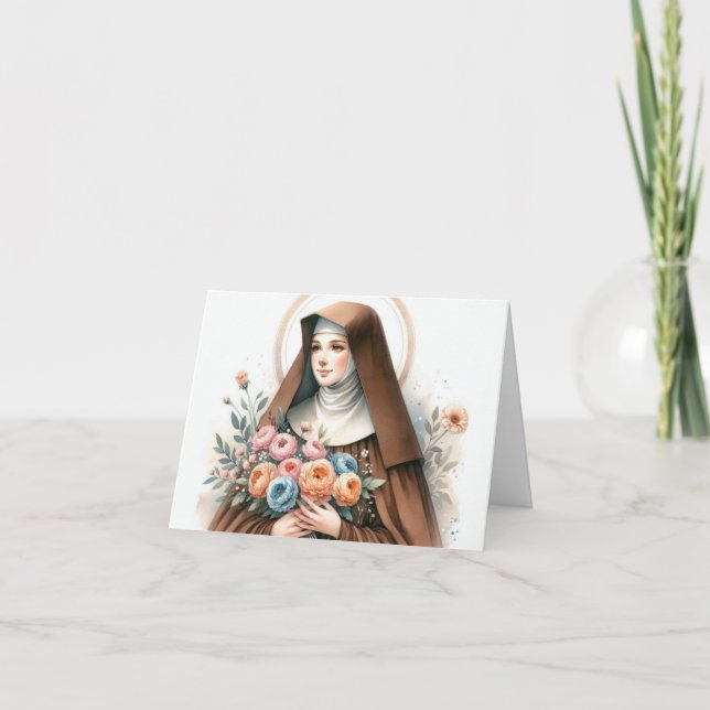 Tarjeta Saint Colette-Saint de Infertilidad (Anverso)