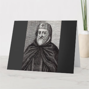 Tarjeta Saint Éphrem, el teólogo cristiano sirio