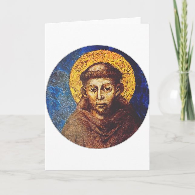 Tarjeta Saint Francis of Assisi The Canticle of Creation (Anverso)