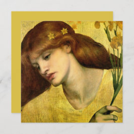 Tarjeta Saint Lily (por Gabriel Rossetti)
