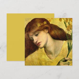 Tarjeta Saint Lily (por Gabriel Rossetti)