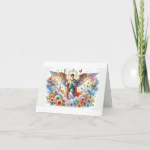 Tarjeta Saint Ralphael-Patron para curación/infertilidad