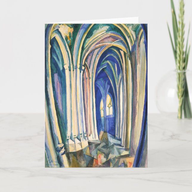 Tarjeta Saint-Séverin | Robert Delaunay | (Anverso)