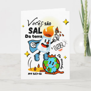 Tarjeta Sal De La Tierra Y Luz Del Mundo