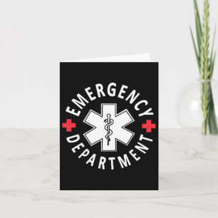 Tarjeta Sala de emergencias Servicio de atención de emerge