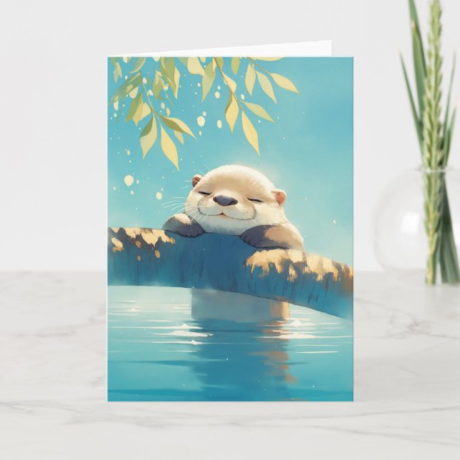 Tarjeta Sala de troncos de nutria (Anverso)