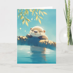 Tarjeta Sala de troncos de nutria