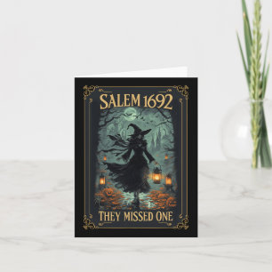 Tarjeta Salem 1692 Perdieron Un Tarot De Brujas De Hallowe