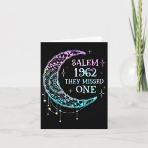 Tarjeta Salem 1692 Se Perdieron Un Trick De Bruja De Hallo