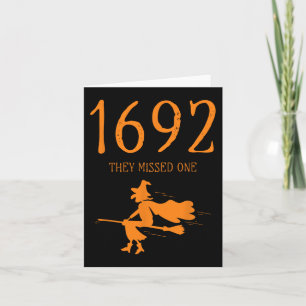 Tarjeta Salem 1692 Se Perdieron Una Graciosa Bruja De Hall