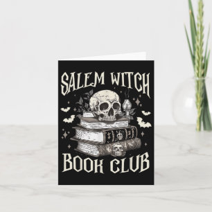 Tarjeta Salem Witch Book Club Halloween