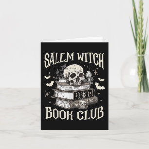 Tarjeta Salem Witch Book Club Halloween