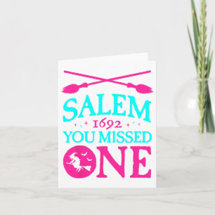 Tarjeta Salem Witch Trials 1692 Perdiste A Una Bruja Hallo
