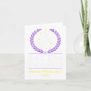 Tarjeta Salem Witch University Training Halloween