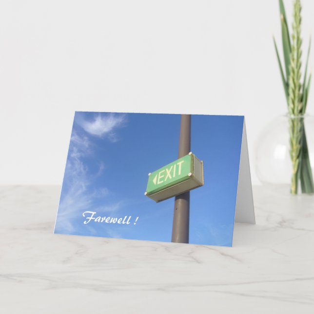 Tarjeta salida (Anverso)