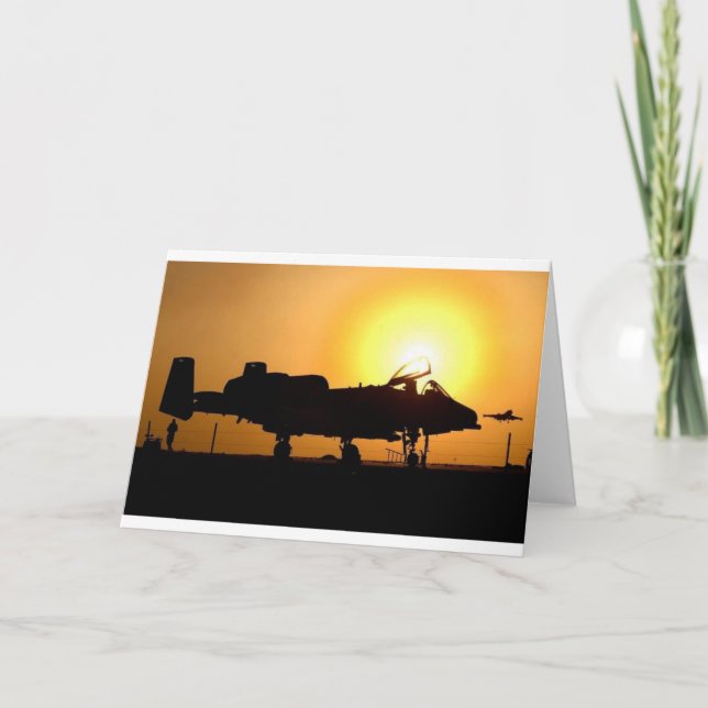 TARJETA SALIDA DEL SOL A-10 (Anverso)