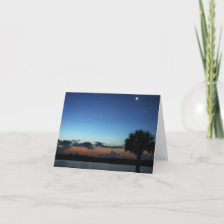 Tarjeta Salida del sol celestial