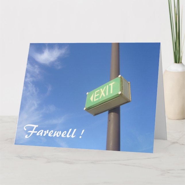 Tarjeta salida grande (Anverso)