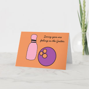 Tarjeta Salir bien con la bolera