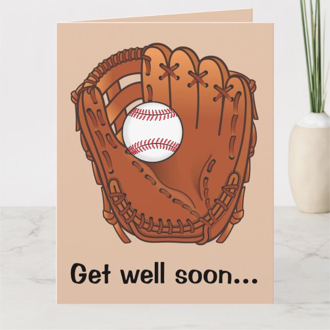 Tarjeta Salir bien del equipo de béisbol grande (Anverso)