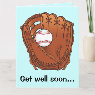 Tarjeta Salir bien del equipo de béisbol grande