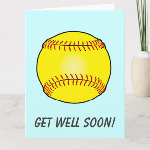 Tarjeta Salir bien del equipo de Softball desde el gran gr