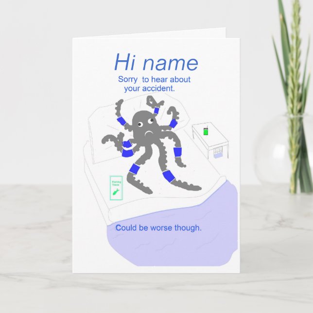 Tarjeta Salir bien después del accidente, añadir nombre de (Anverso)