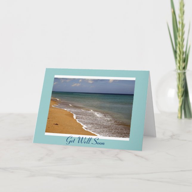 Tarjeta Salir Bien Pronto Beach (Anverso)