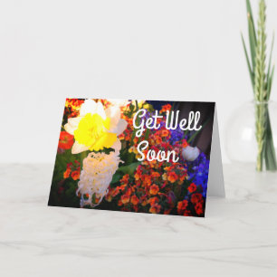 Tarjeta Salir Bien Pronto Las Flores De Primavera #2 Tarje