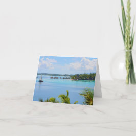 Tarjeta Salir con el saludo.