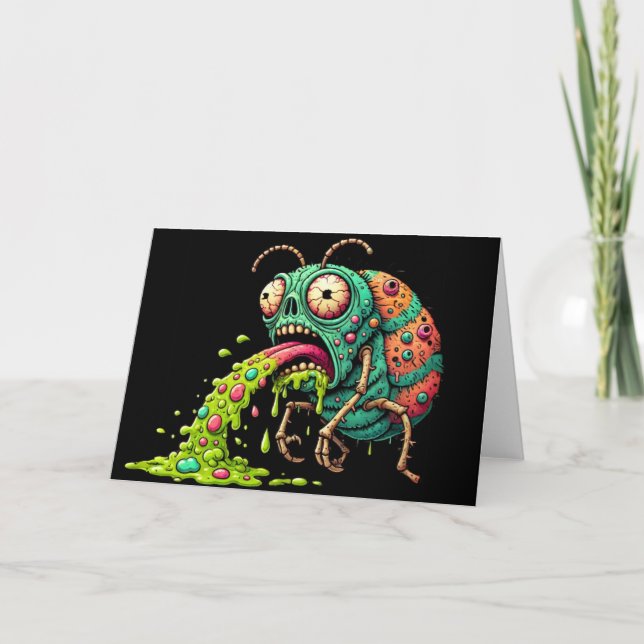 Tarjeta Salir de forma divertidíamente bruta provocando un (Anverso)