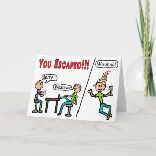 Tarjeta Salir del trabajo