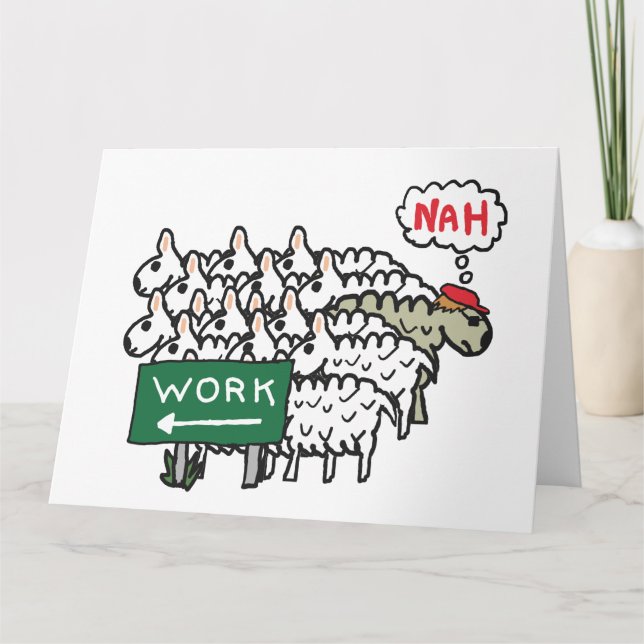 Tarjeta Salir del trabajo (Anverso)