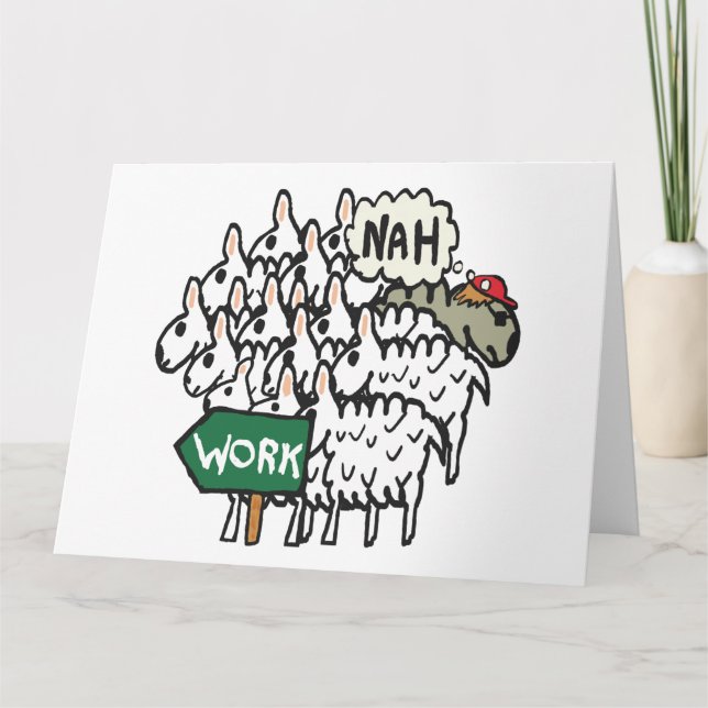 Tarjeta Salir del trabajo (Anverso)