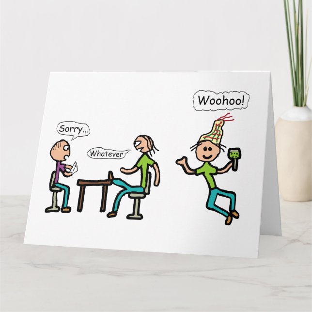 Tarjeta Salir del trabajo (Anverso)