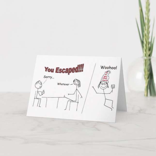 Tarjeta Salir del trabajo (Anverso)