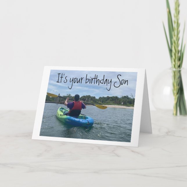 TARJETA SALIR Y DISFRUTAR DE SU ***CUMPLEAÑOS*** (Anverso)