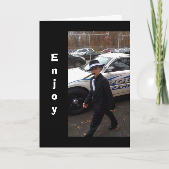 TARJETA SALIR Y DISFRUTAR DE SU NACIMIENTO (Anverso)