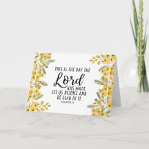 Salmo 118:24 Este es el día que el Señor ha hecho