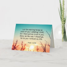 Salmo 143:8 Palabra de tu amor inquebrantable aman