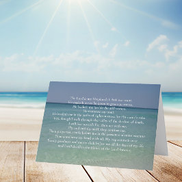 Tarjeta Salmo 23 El Señor es mi Pastor