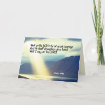 Salmo 27:14 Esperar en el océano verso de la Bibli