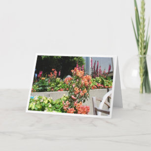 Tarjeta Salmones en la floración